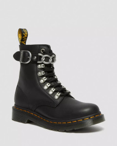Dr Martens 1460 Pascal Women's Chain Leather Lace Up Boots