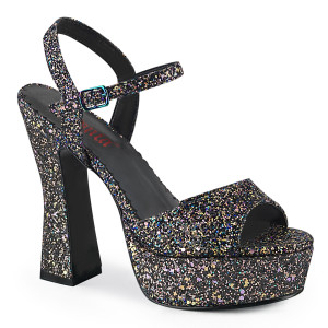 Women's Glitter 5" Retro Platform Sandals - Dolly-09