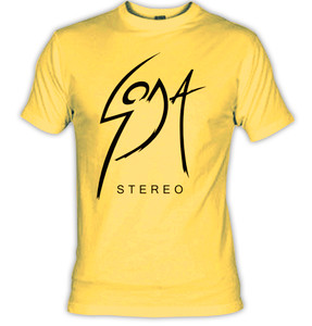 Soda Stereo -Logo Yellow T-Shirt