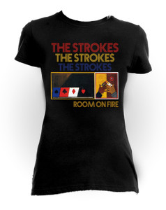 The Strokes ROOM ON FIRE ヘインズ 半袖 Tシャツ The Strokes ROOM ON FIRE ヘインズ 半袖 Tシャツ - メルカリ