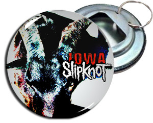 Slipknot - Iowa 2.25" Metal Bottle Opener Keychain