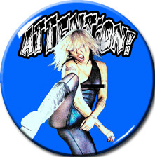 Miley Cyrus - Attention 2.25" Pin