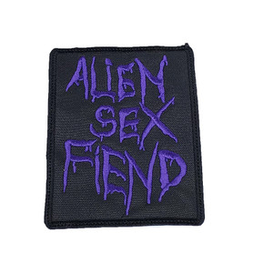 Alien Sex Fiend - Purple Logo 3x4" Embroidered Patch