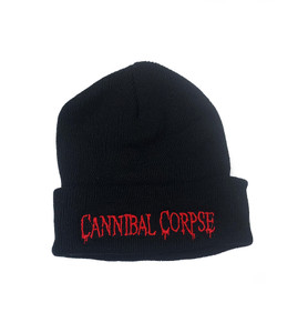 Cannibal Corpse - Red Logo Embroidered Beanie