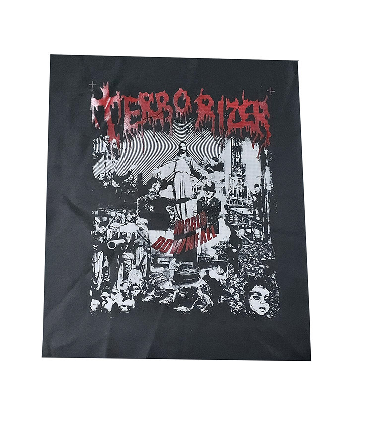 Terrorizer - World Downfall W&R Test Print Backpatch