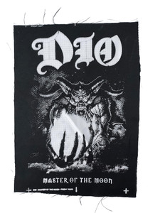 Dio - Master of the Moon B&W Test Print Backpatch