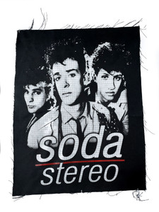 Soda Stereo - Band Test Print Backpatch