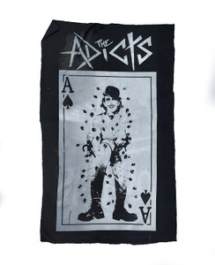 The Adicts - Ace of Spades Test Print Backpatch