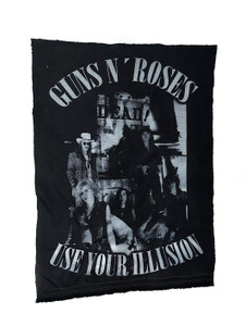 Guns N Roses - Use Your Illusion B&W Test Print Backpatch