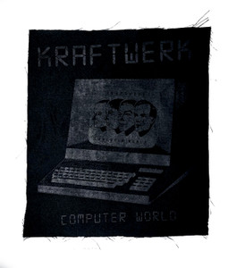 Kraftwerk - Computer World Black on Black Test Print Backpatch