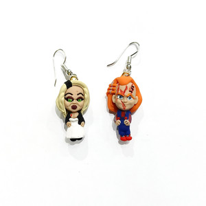 Chucky & Tiffany Dangle Earrings
