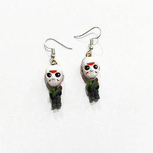 Friday the 13th - Jason Voorhees Dangle Earrings