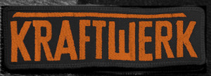 Kraftwerk - Orange Logo 4x2" Embroidered Patch