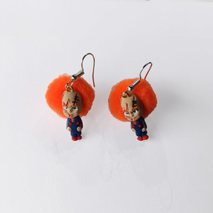 Haired Chucky Dangle Earrings