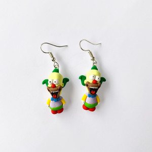 The Simpsons - Krusty the Clown Dangle Earrings