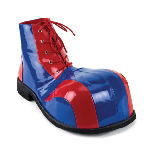 Blue & Red Clown Shoe with Stripes - CLOWN-05