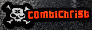 Combichrist Skull + Typing 4x1" Embroidered Patch
