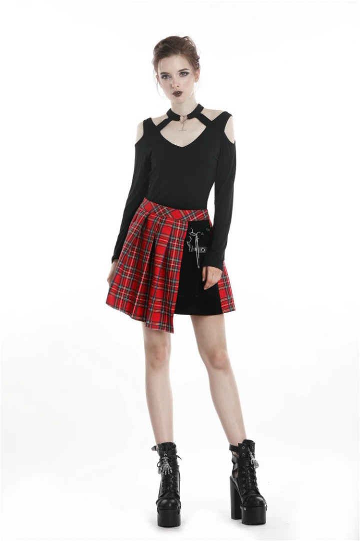 【HI FI FNK】(W) Core Checked Skirt HI FI FNK】(W) Grand Check Skirt W) Kai Checked Wrap Skirt