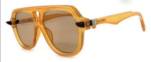 Orange Retro 70s Style Sunglasses