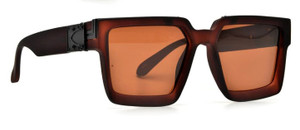 Matte Brown Latoya Retro 70s Style Sunglasses
