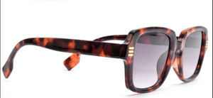 Faux Tortoise Shell 70s Style Square Sunglasses