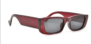 Maroon Ruth 90s Style Sunglasses