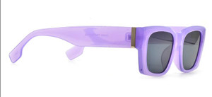 Lilac Tessa Wellington Style Sunglasses