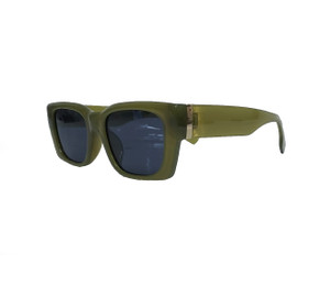 Military Green Tessa Wellington Style Sunglasses