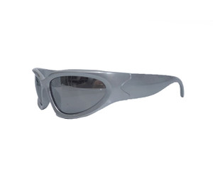 Charcoal Millenium Revo Oval Sunglasses