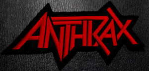 Anthrax Logo 5x3" Embroidered Patch