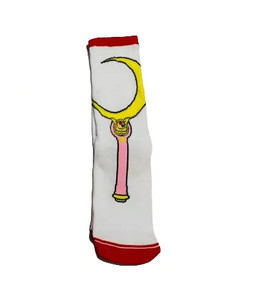 Sailor Moon - Tsukino Wand White Unisex Socks