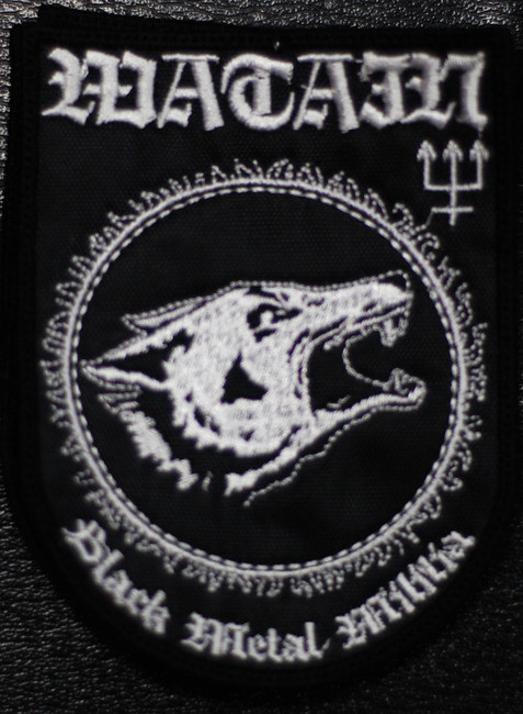 WATAIN 2,SEW ON WHITE EMBROIDERED PATCH 