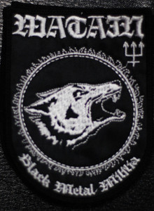 Watain Black Metal Militia 3x4.5" Embroidered Patch