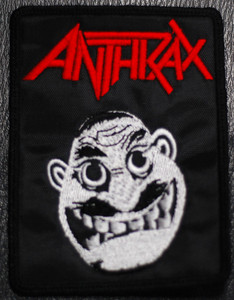 Anthrax - Not Man Red 3x4" Embroidered Patch