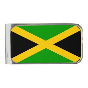 Jamaica Flag - 4" Belt Buckle