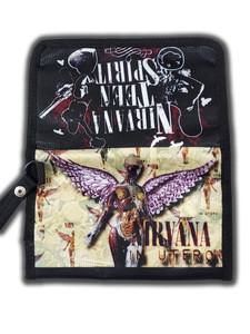 Nirvana - In Utero/Smells Like Teen Spirit Large Canvas Wallet