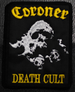 Coroner Death Cult 4x5" Embroidered Patch
