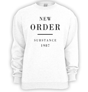 New Order - Substance White Crewneck Sweatshirt