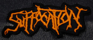 Suffocation - Orange Logo 4x2" Embroidered Patch