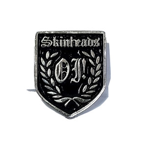 Skinhead Oi! .75x1" Pin Badge