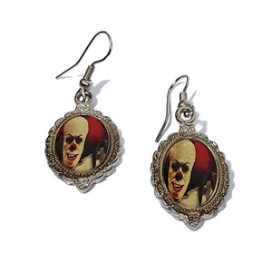 It - Pennywise the Clown Cameo Dangling Earrings