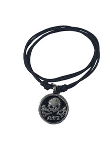 A.F.I. - Skull Bi Color Cord Necklace