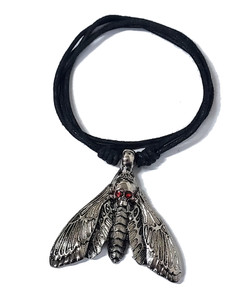 Death's Head Hawk Moth Cord Necklace