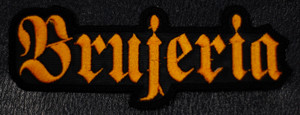 Brujeria - Yellow Logo 5x2" Embroidered Patch