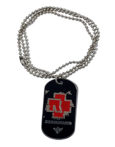 German Band - Red Logo Dog Tag Necklace