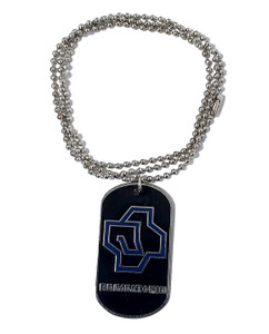 German Band - Blue Logo Dog Tag Necklace