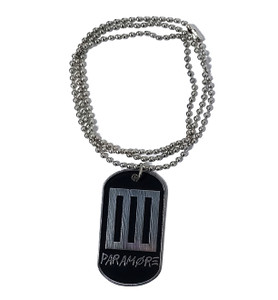 Paramore Dog Tag Necklace