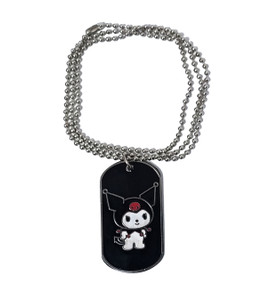 Kuromi Dog Tag Necklace