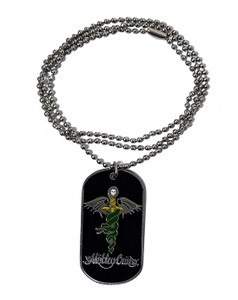 Motley Crue - Snake & Dagger Dog Tag Necklace