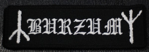 Burzum - Logo 5x1" Embroidered Patch
